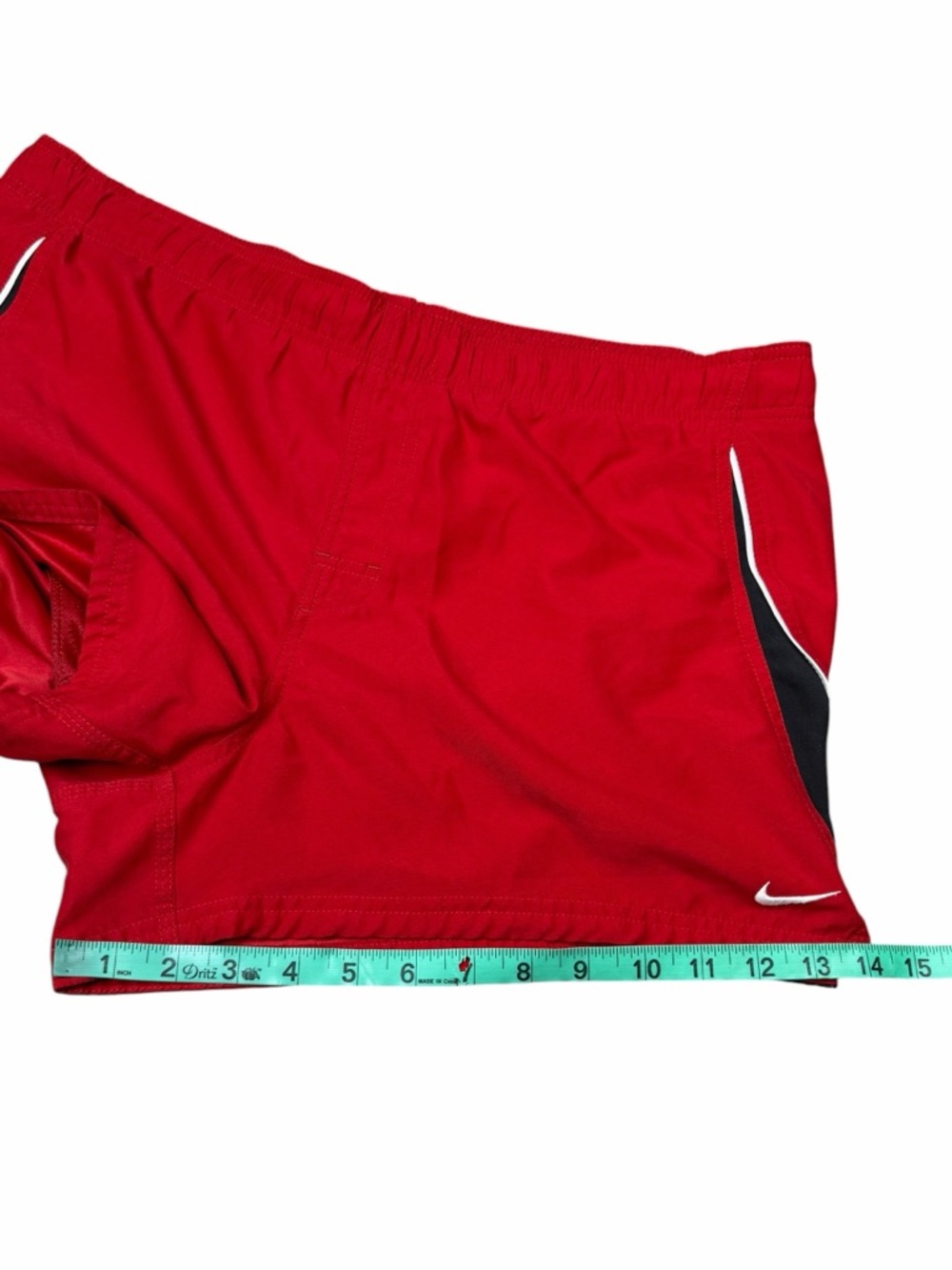 10/$25🦋 Vintage Nike Red & Black Athletic Shorts - Size Large - Picture 11 of 11